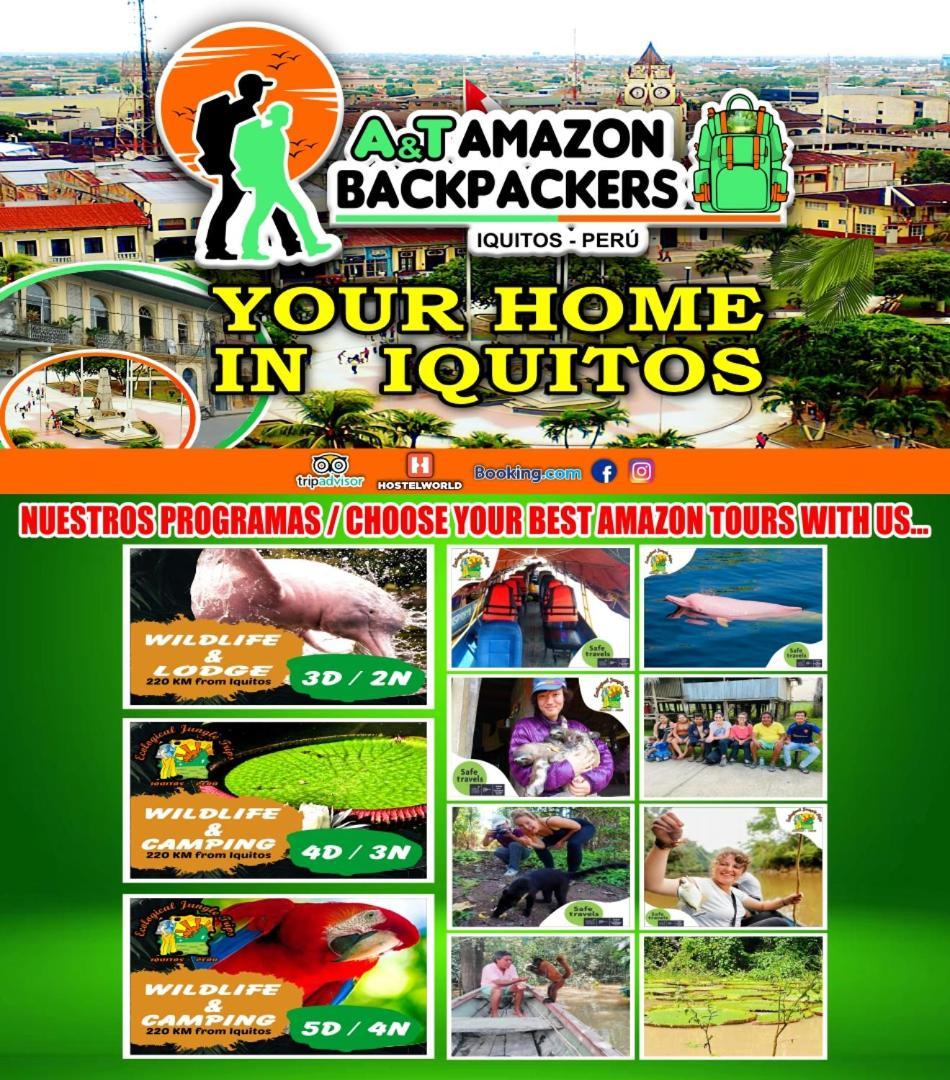 A&T Amazon Backpacker'S Bed & Breakfast Iquitos Dış mekan fotoğraf